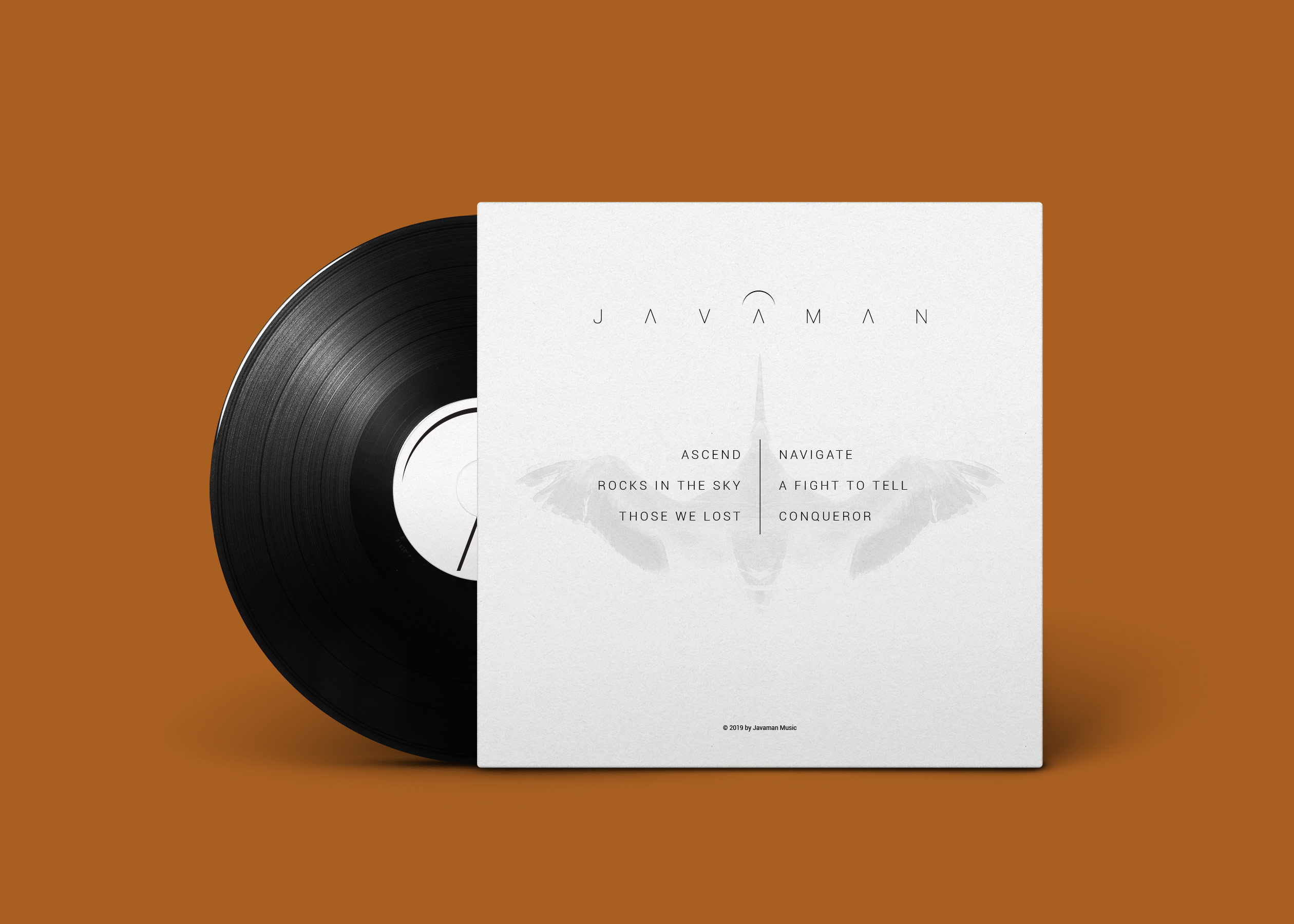 Javaman Vinyl Album Cover Back