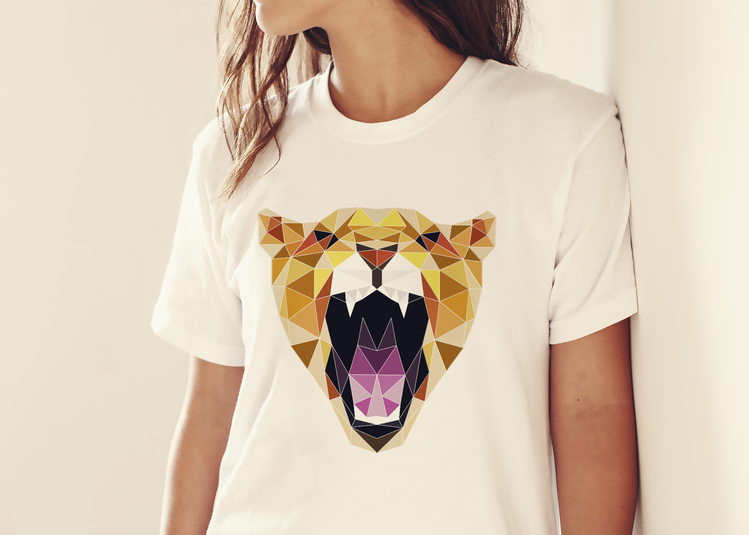 Low Poly Lioness T-shirt