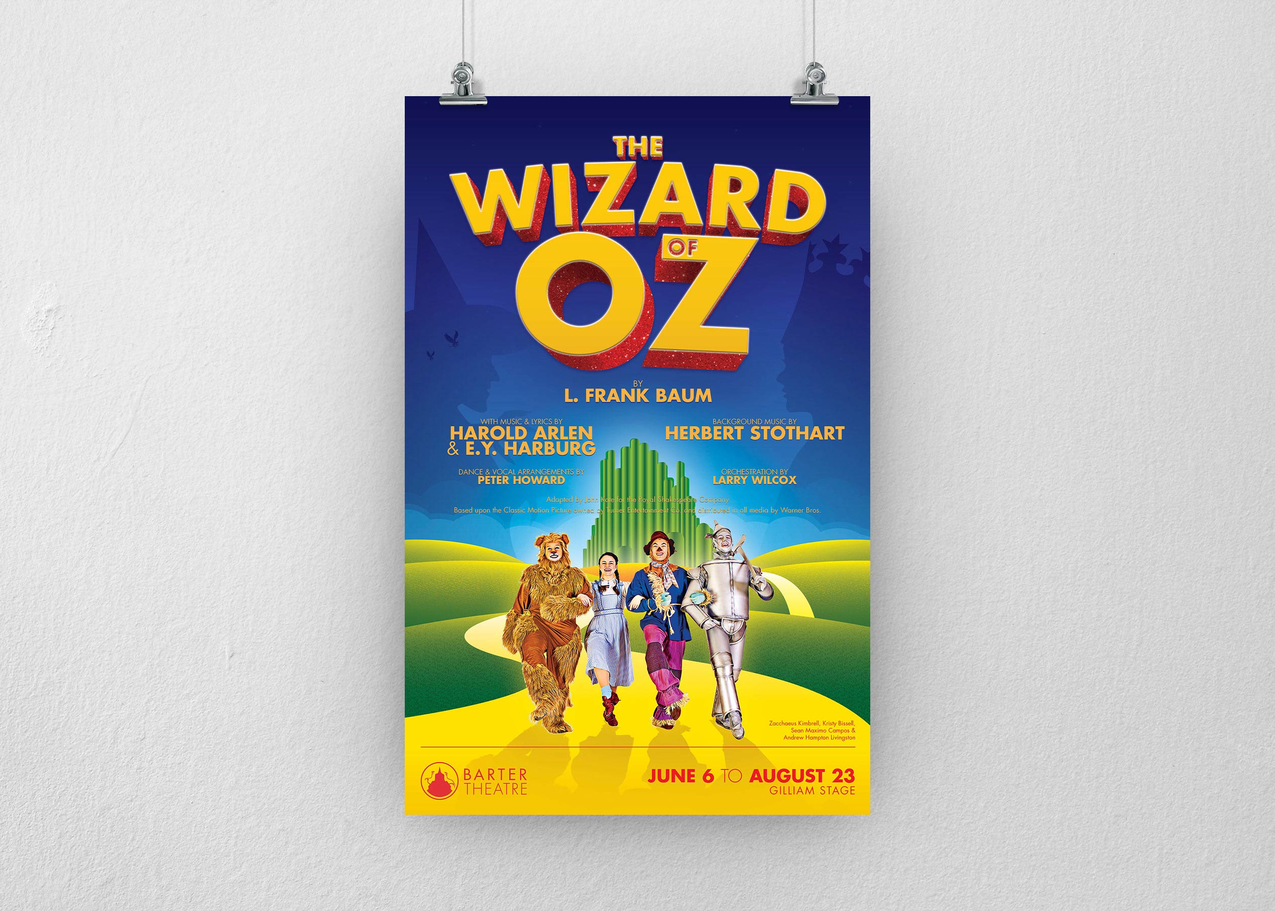 The Wizard of Oz Poster Printed